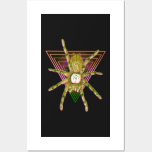 Tarantula “Vaporwave” Triangle V18 (Glitch) Posters and Art